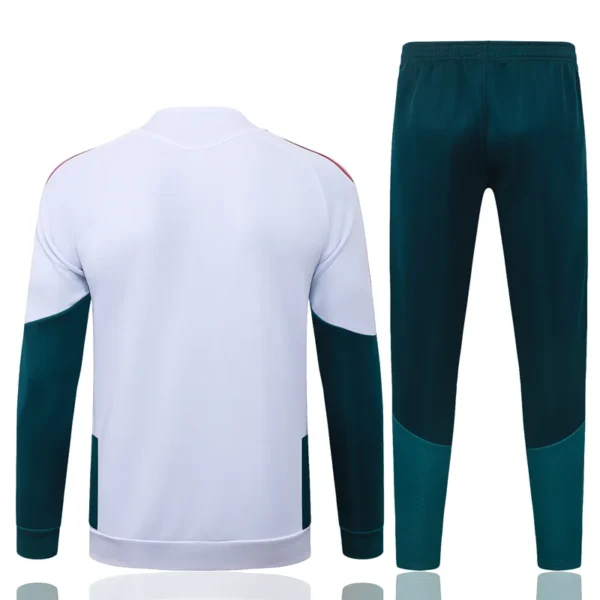 Real Madrid 2026/27 White Red Jacket Tracksuit - Back View | KFCOOL