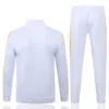 Real Madrid 2026/27 White Yellow Jacket Tracksuit - Back View Real Madrid 2026/27 White Yellow Jacket Tracksuit - Back View | KFCOOL