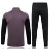 Real Madrid 2026/27 Grey Purple Kids Jacket Tracksuit - Back View Real Madrid 2026/27 Grey Purple Kids Jacket Tracksuit - Back View | KFCOOL