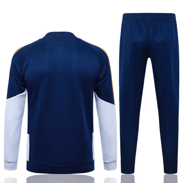 Real Madrid 2026/27 Royal Blue Kids Jacket Tracksuit - Back View | KFCOOL