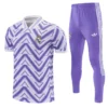 Real Madrid 2026/27 Purple Short Sleeve Pants Suit - Front View Real Madrid 2026/27 Purple Short Sleeve Pants Suit - Front View | KFCOOL
