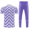 Real Madrid 2026/27 Purple Short Sleeve Pants Suit - Back View Real Madrid 2026/27 Purple Short Sleeve Pants Suit - Back View | KFCOOL