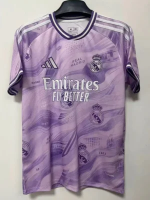 Real Madrid 2026/27 Purple Special Edition Training Shirt Fan Version - Front View Real Madrid 2026/27 Purple Special Edition Training Shirt Fan Version - Front View | KFCOOL