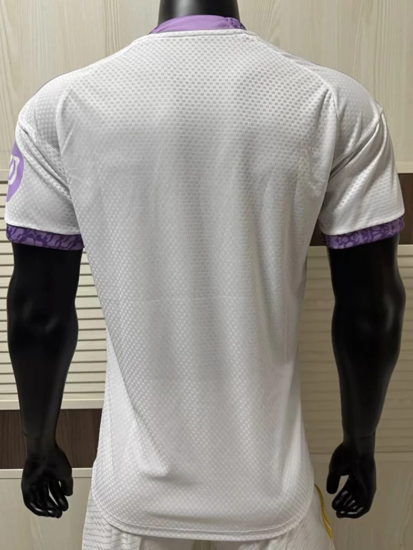 Real Madrid 2026/27 White Special Edition Training Shirt Player Version - Back View Real Madrid 2026/27 White Special Edition Training Shirt Player Version - Back View | KFCOOL