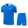 Real Madrid 2026/27 Blue Training Short Suit - Front View Real Madrid 2026/27 Blue Training Short Suit - Front View | KFCOOL