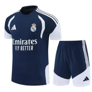 Real Madrid 2026/27 Royal Blue Training Short Suit - Front View Real Madrid 2026/27 Royal Blue Training Short Suit - Front View | KFCOOL