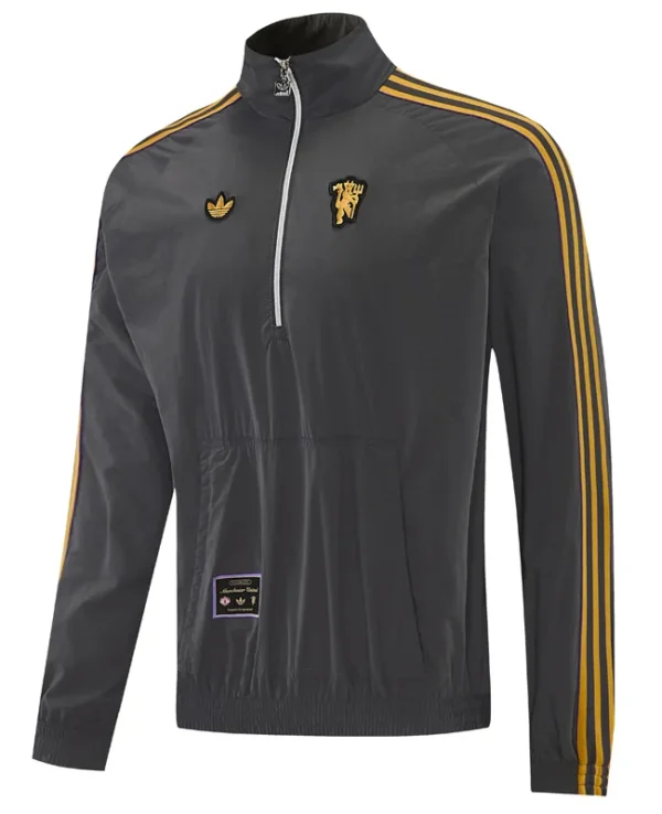 Real Madrid 2026/27 Grey Windbreaker - Front View | KFCOOL