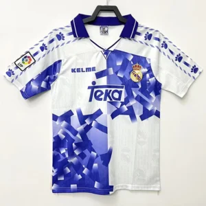 Real Madrid 1996/97 Retro Away Jersey Fan Version - Front View Real Madrid 1996/97 Retro Away Jersey Fan Version - Front View | KFCOOL