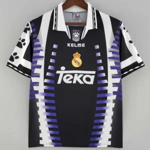 Real Madrid 1997/98 Retro Away Jersey Fan Version - Front View Real Madrid 1997/98 Retro Away Jersey Fan Version - Front View | KFCOOL
