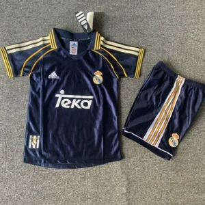 Real Madrid 1998/99 Retro Third Kids Kit Fan Version - Front View | KFCOOL