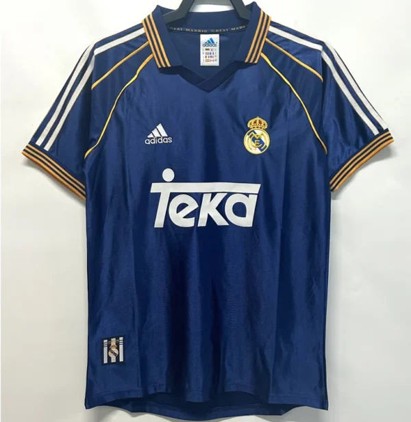 Real Madrid 1998/99 Retro Third Jersey Fan Version - Front View | KFCOOL