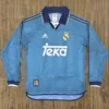 Real Madrid 1999/00 Retro Third Long Sleeve Jersey Fan Version - Front View | KFCOOL