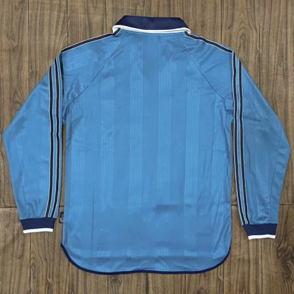 Real Madrid 1999/00 Retro Third Long Sleeve Jersey Fan Version - Back View | KFCOOL
