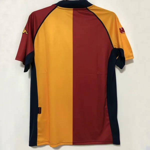 Roma 2001/02 Retro Home Jersey Fan Version - Back View Roma 2001/02 Retro Home Jersey Fan Version - Back View | KFCOOL