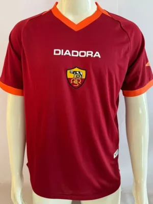 Roma 2006/07 Retro Home Jersey Fan Version - Front View | KFCOOL