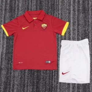 Roma 2014/15 Retro Home Kids Kit Fan Version - Front View Roma 2014/15 Retro Home Kids Kit Fan Version - Front View | KFCOOL