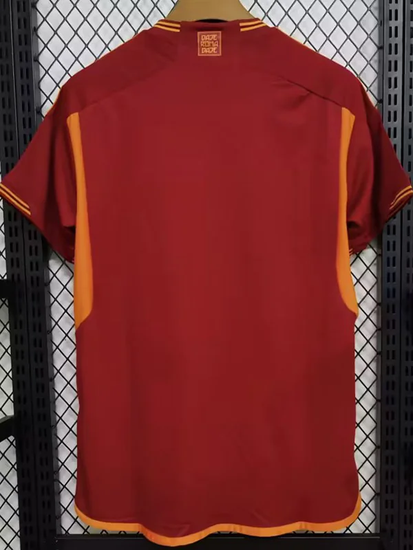 Roma 2023/24 Home Jersey Fan Version - Back View Roma 2023/24 Home Jersey Fan Version - Back View | KFCOOL