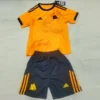 Roma 2025/26 Away Kids Kit Fan Version - Front View - KFCool – Football Jerseys & Soccer Kits Store Roma 2025/26 Away Kids Kit Fan Version - Front View | KFCOOL