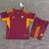 Roma 2025/26 Home Kids Kit Fan Version - Front View - KFCool – Football Jerseys & Soccer Kits Store Roma 2025/26 Home Kids Kit Fan Version - Front View | KFCOOL