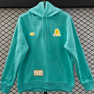 Roma 2025/26 Green Hoody - Front View | KFCOOL