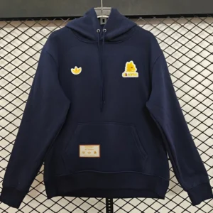 Roma 2025/26 Royal Blue Hoody - Front View Roma 2025/26 Royal Blue Hoody - Front View | KFCOOL