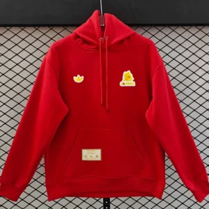 Roma 2025/26 Red Hoody - Front View | KFCOOL