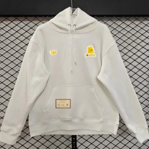 Roma 2025/26 White Hoody - Front View Roma 2025/26 White Hoody - Front View | KFCOOL