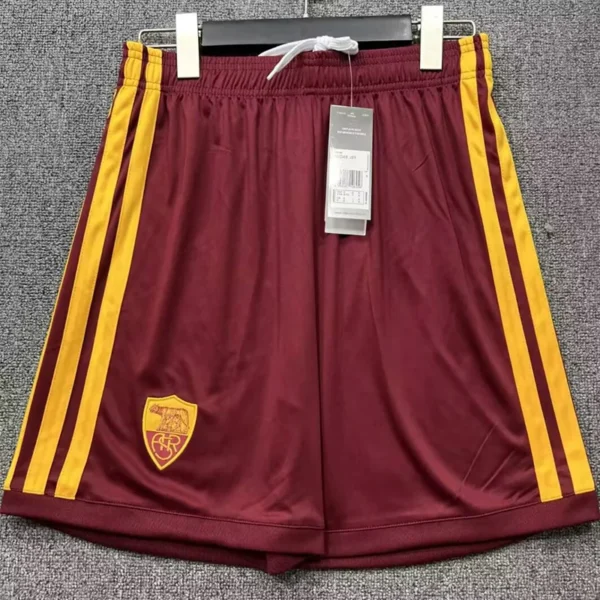Roma 2026/27 Home Red Shorts - Front View | KFCOOL