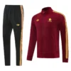 Roma 2026/27 Brown Red Jacket Tracksuit - Front View - KFCool – Football Jerseys & Soccer Kits Store Roma 2026/27 Brown Red Jacket Tracksuit - Front View | KFCOOL