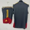 Roma 2026/27 Grey Sleeveless Shorts - Back View Roma 2026/27 Grey Sleeveless Shorts - Back View | KFCOOL