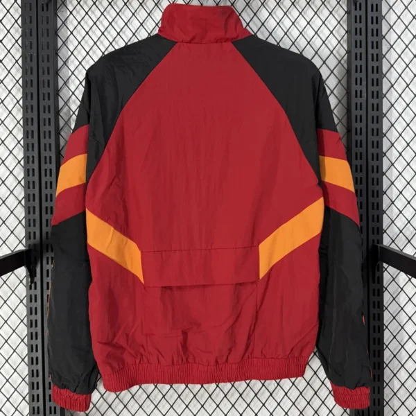Roma 2026/27 Red Windbreaker - Back View | KFCOOL