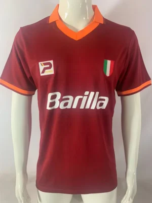 Roma 1983/84 Retro Home Jersey Fan Version - Front View Roma 1983/84 Retro Home Jersey Fan Version - Front View | KFCOOL