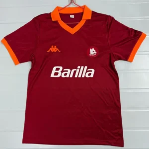 Roma 1985/86 Retro Home Jersey Fan Version - Front View Roma 1985/86 Retro Home Jersey Fan Version - Front View | KFCOOL