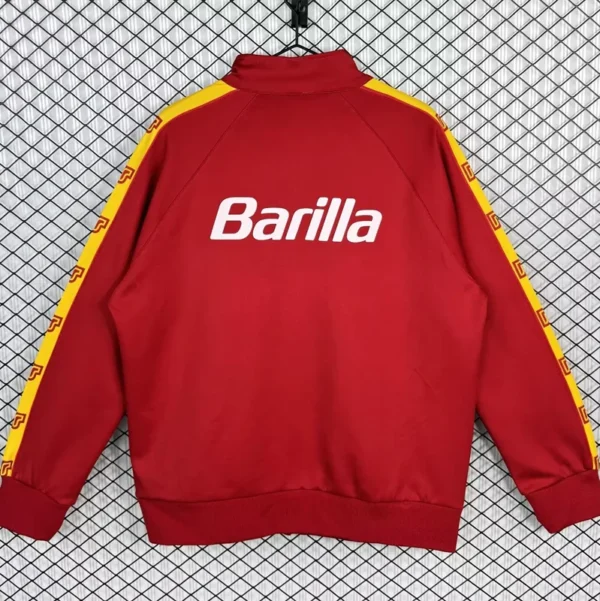 Roma 1988/89 Retro Red Jacket - Back View | KFCOOL