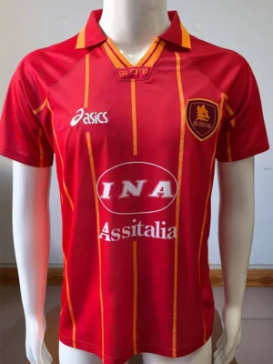 Roma 1996/97 Retro Home Jersey Fan Version - Front View Roma 1996/97 Retro Home Jersey Fan Version - Front View | KFCOOL