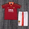 Roma 1998/99 Retro Home Kids Kit Fan Version - Front View - KFCool – Football Jerseys & Soccer Kits Store Roma 1998/99 Retro Home Kids Kit Fan Version - Front View | KFCOOL