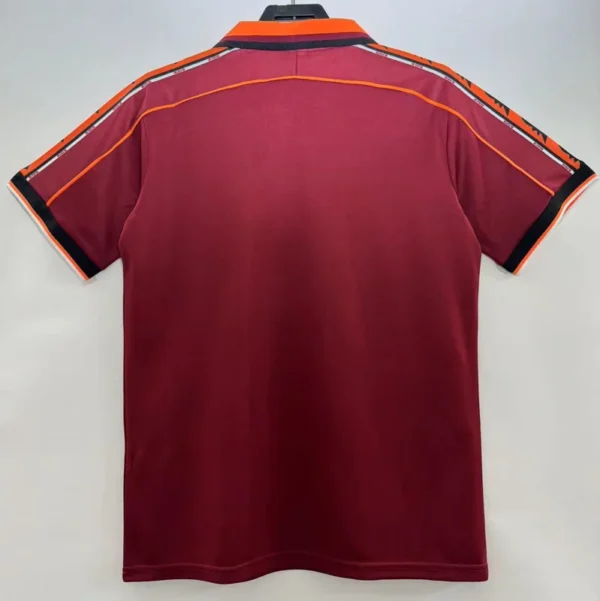 Roma 1998/99 Retro Home Jersey Fan Version - Back View Roma 1998/99 Retro Home Jersey Fan Version - Back View | KFCOOL
