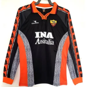 Roma 1998/99 Retro Third Long Sleeve Jersey Fan Version - Front View Roma 1998/99 Retro Third Long Sleeve Jersey Fan Version - Front View | KFCOOL
