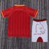 Roma 1999/00 Retro Home Kids Kit Fan Version - Back View | KFCOOL