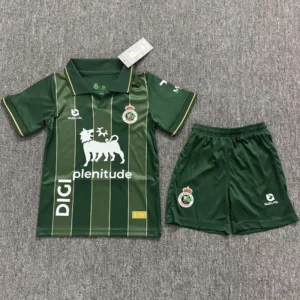 Racing Santander 2026/27 Away Kids Kit Fan Version - Front View | KFCOOL
