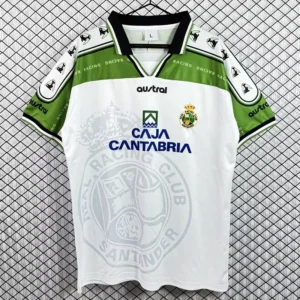 Racing Santander 1997/98 Retro Home Jersey Fan Version - Front View | KFCOOL
