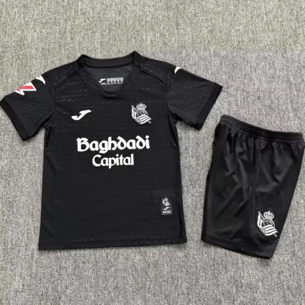 Real Sociedad 2026/27 Away Kids Kit Fan Version - Front View | KFCOOL