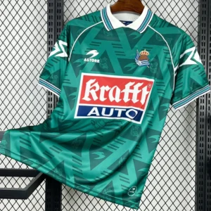 Real Sociedad 1995/96 Retro Away Jersey Fan Version - Front View Real Sociedad 1995/96 Retro Away Jersey Fan Version - Front View | KFCOOL