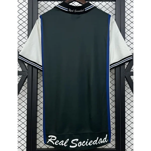 Real Sociedad 2000/02 Retro Away Jersey Fan Version - Back View | KFCOOL