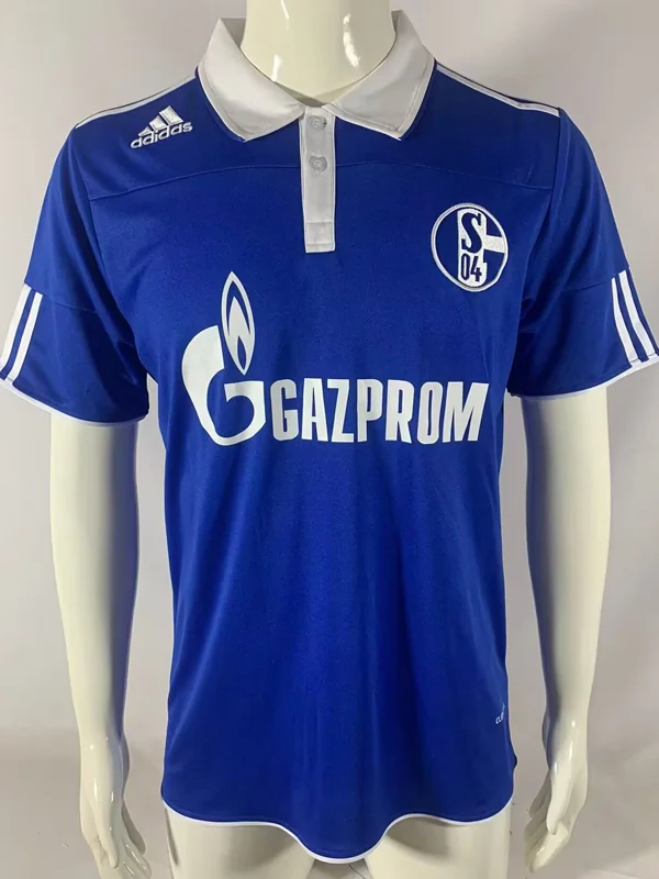Schalke 2010/11 Retro Home Jersey Fan Version - Front View | KFCOOL