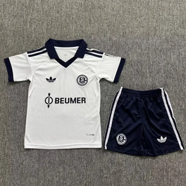 Schalke 2026/27 Away Kids Kit Fan Version - Front View | KFCOOL