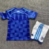 Schalke 2026/27 Home Kids Kit Fan Version - Back View | KFCOOL