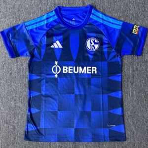 Schalke 2026/27 Home Jersey Fan Version - Front View | KFCOOL