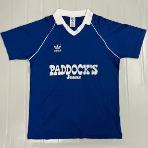 Schalke 1990/91 Retro Home Jersey Fan Version - Front View | KFCOOL