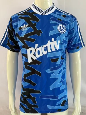 Schalke 1992/93 Retro Home Jersey Fan Version - Front View | KFCOOL